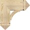 Ekena Millwork Thorton Arts and Crafts Rough Sawn Bracket w/ Offset Brace, Douglas Fir, 8"W x 18"D x 18"H BKT0806X18X18THR03RDF - alternate 2